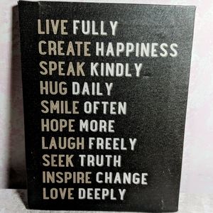 🟡NWOT🟡 Words of Wisdom Canvas Print